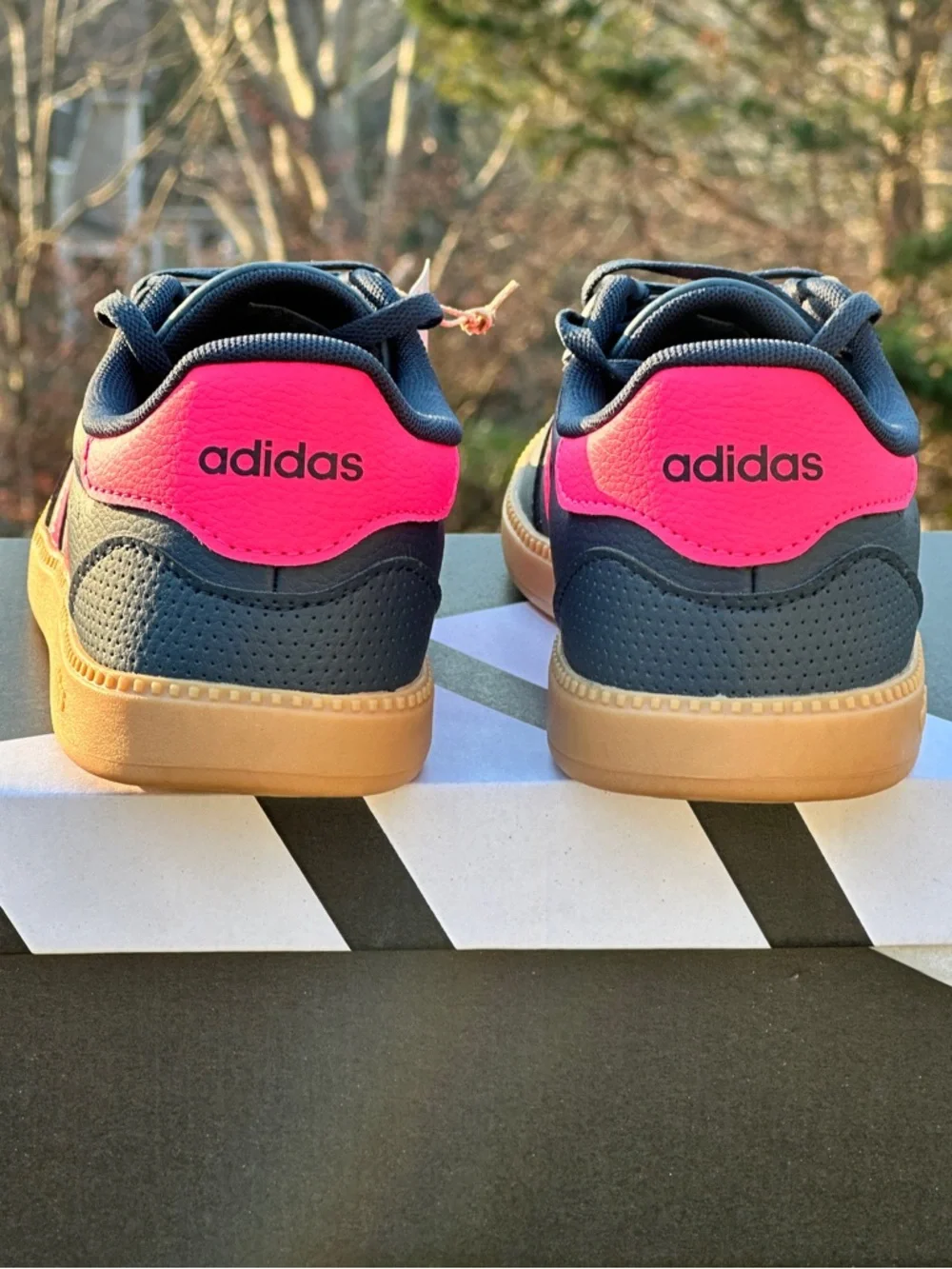 Adidas Breaknet Sleek Blue Pink Low Casual Sneaker Youth GS 5Y NEW